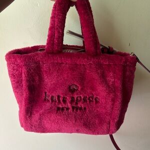 Kate Spade pink  Ella faux tote bag
